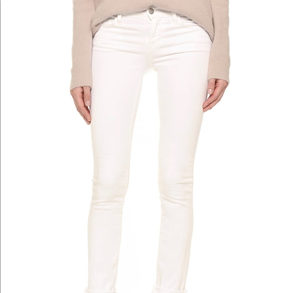 jbrand white jeans